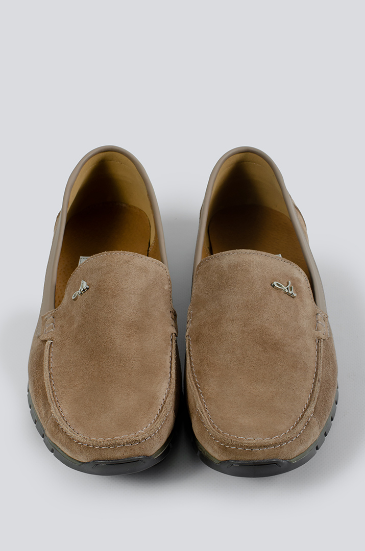 Мокасини візон замша на широкі ніжки великих розмірів