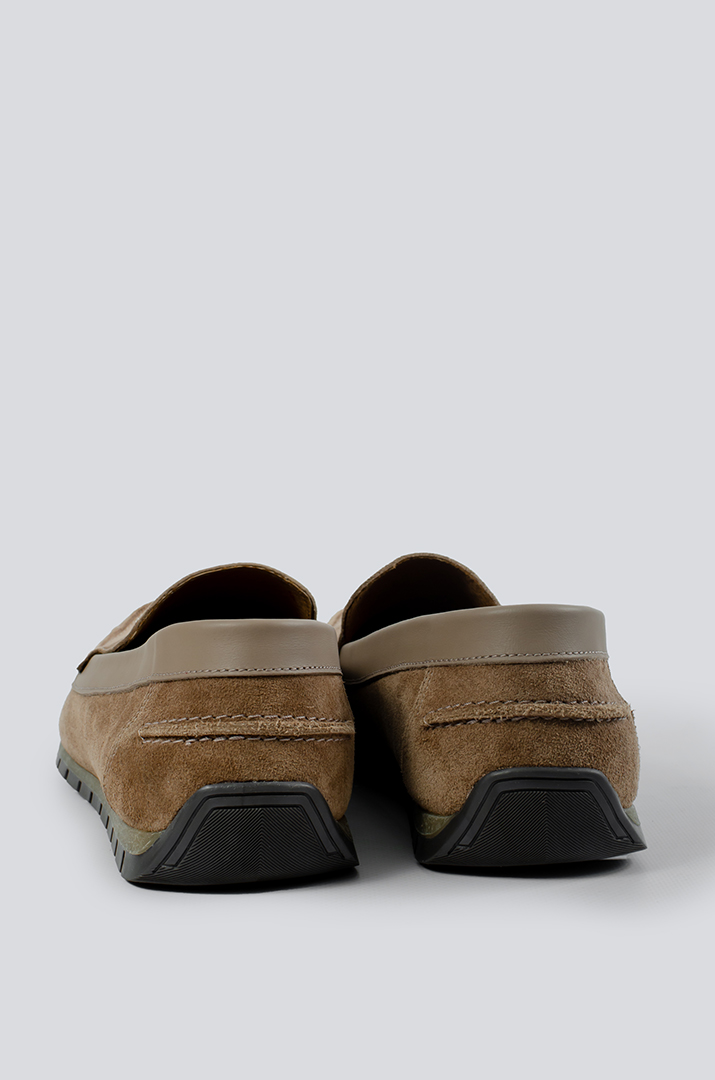 Мокасини візон замша на широкі ніжки великих розмірів