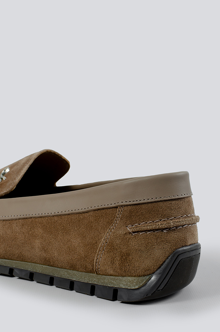 Мокасини візон замша на широкі ніжки великих розмірів