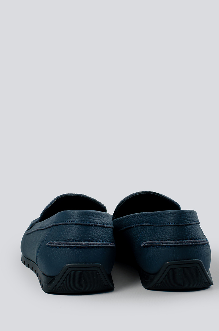 Мокасини темно-сині великих розмірів