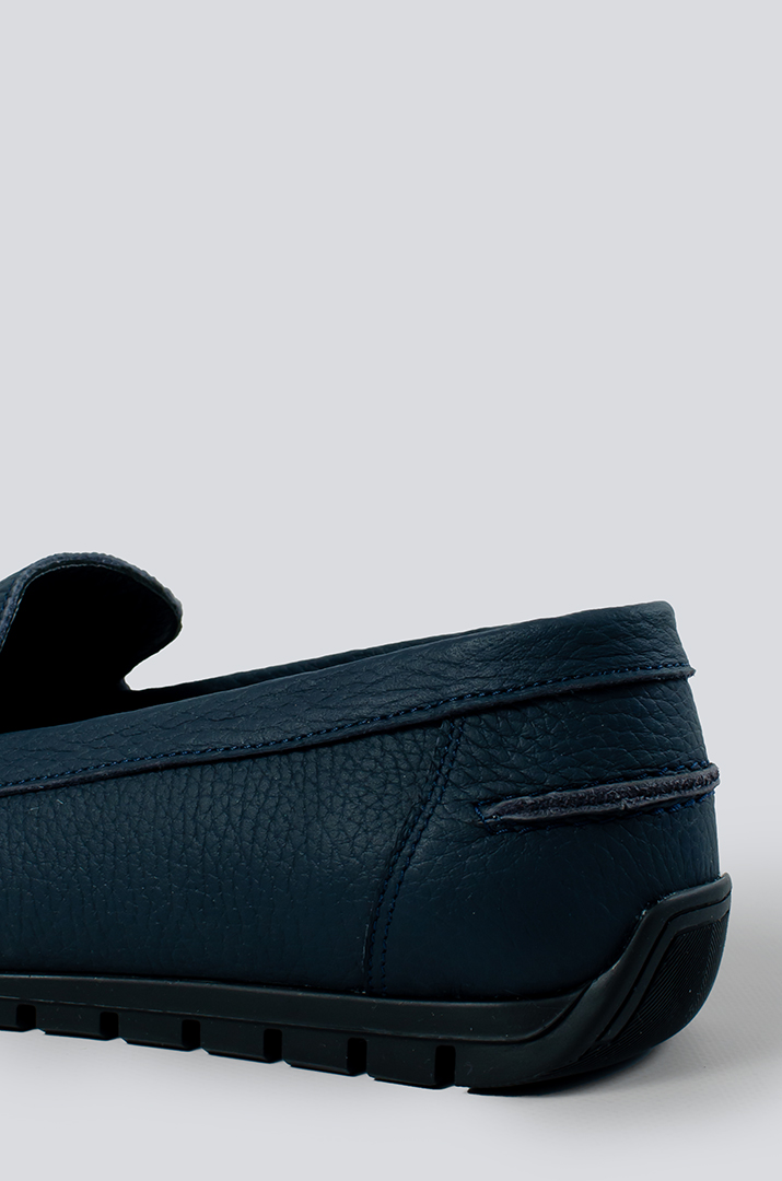 Мокасини темно-сині великих розмірів