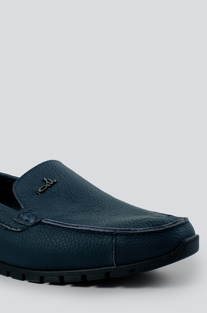 Мокасини темно-сині великих розмірів