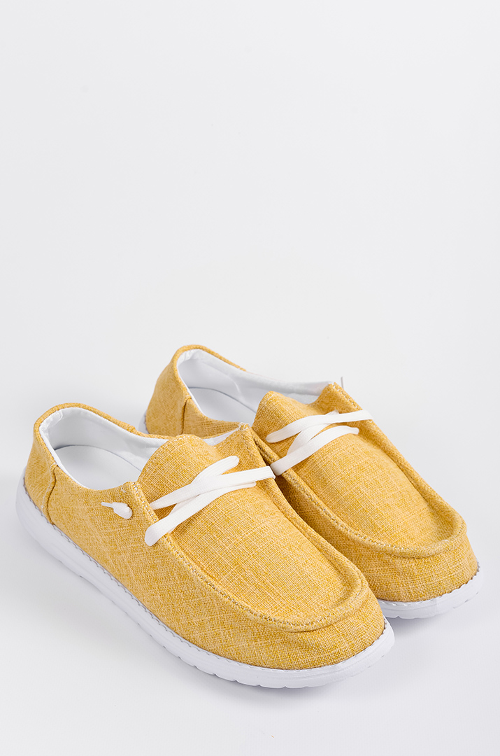 Мокасини жовтого кольору великих розмірів