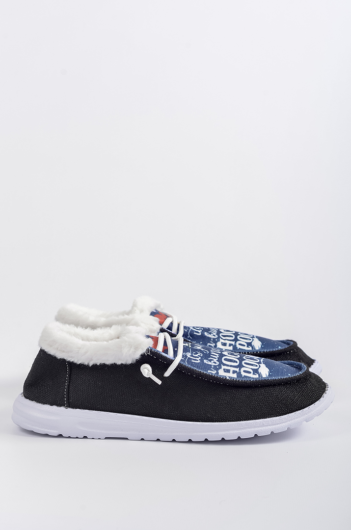 Текстильні мокасини з принтом "Фокус-Покус" великих розмірів