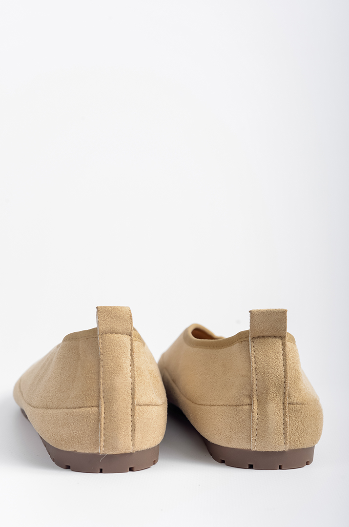 Мокасини з екозамші з рельєфною підошвою великих розмірів