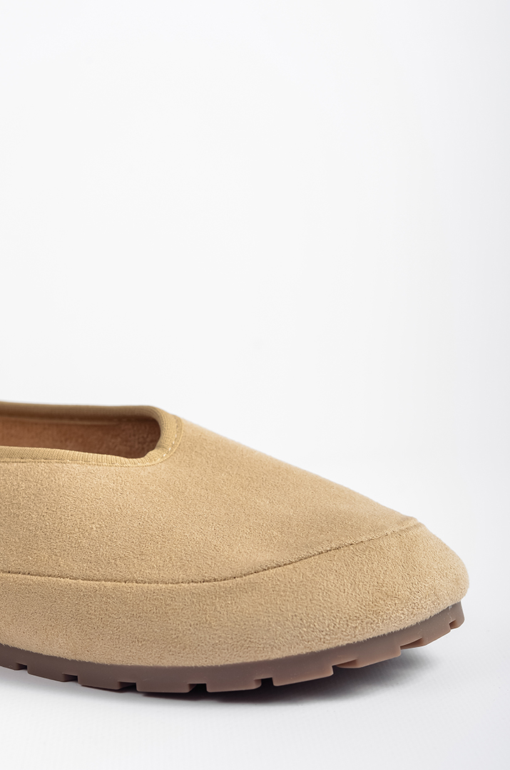 Мокасини з екозамші з рельєфною підошвою великих розмірів