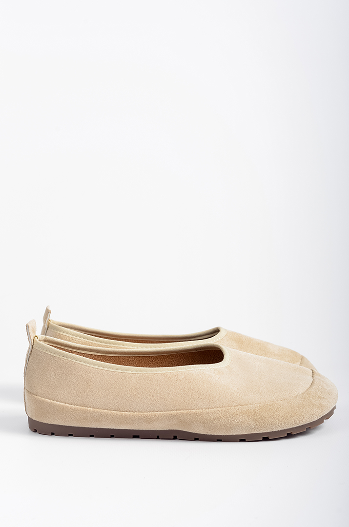 Мокасини з екозамші з рельєфною підошвою великих розмірів