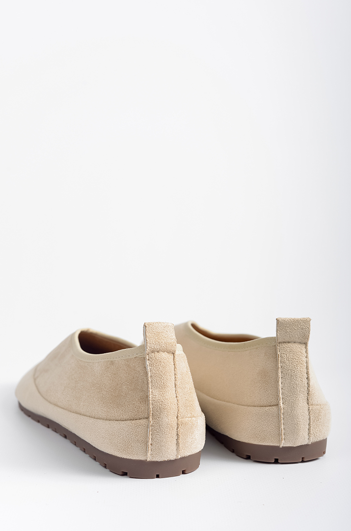 Мокасини з екозамші з рельєфною підошвою великих розмірів