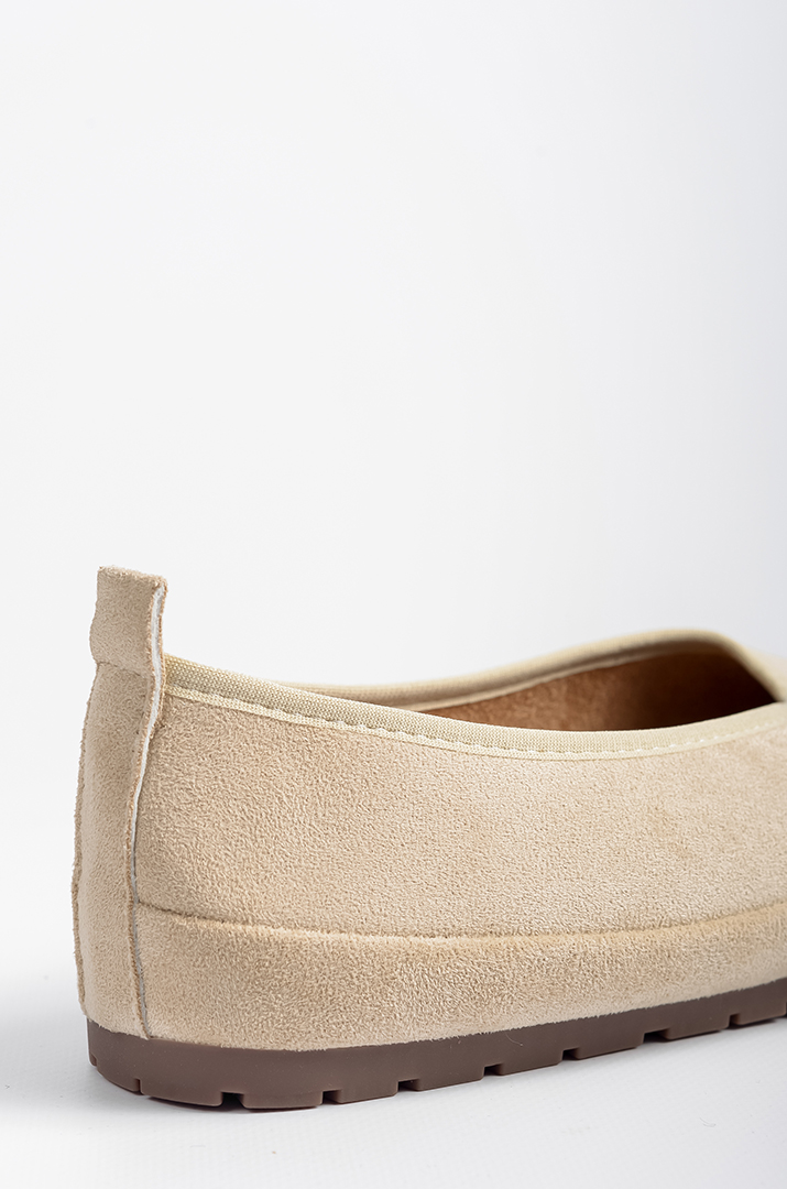 Мокасини з екозамші з рельєфною підошвою великих розмірів