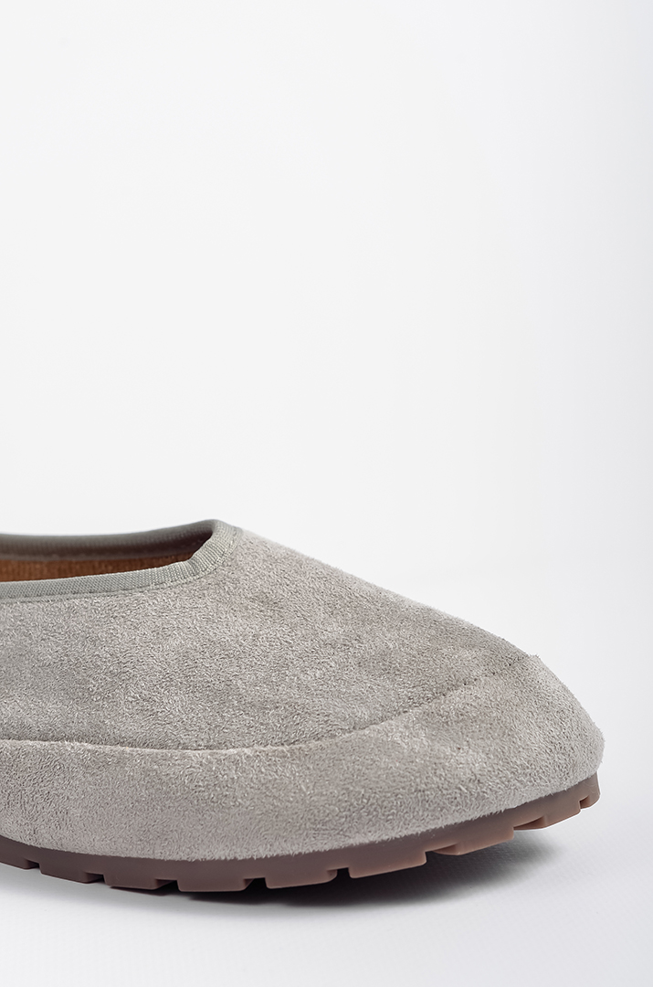 Мокасини з екозамші з рельєфною підошвою великих розмірів