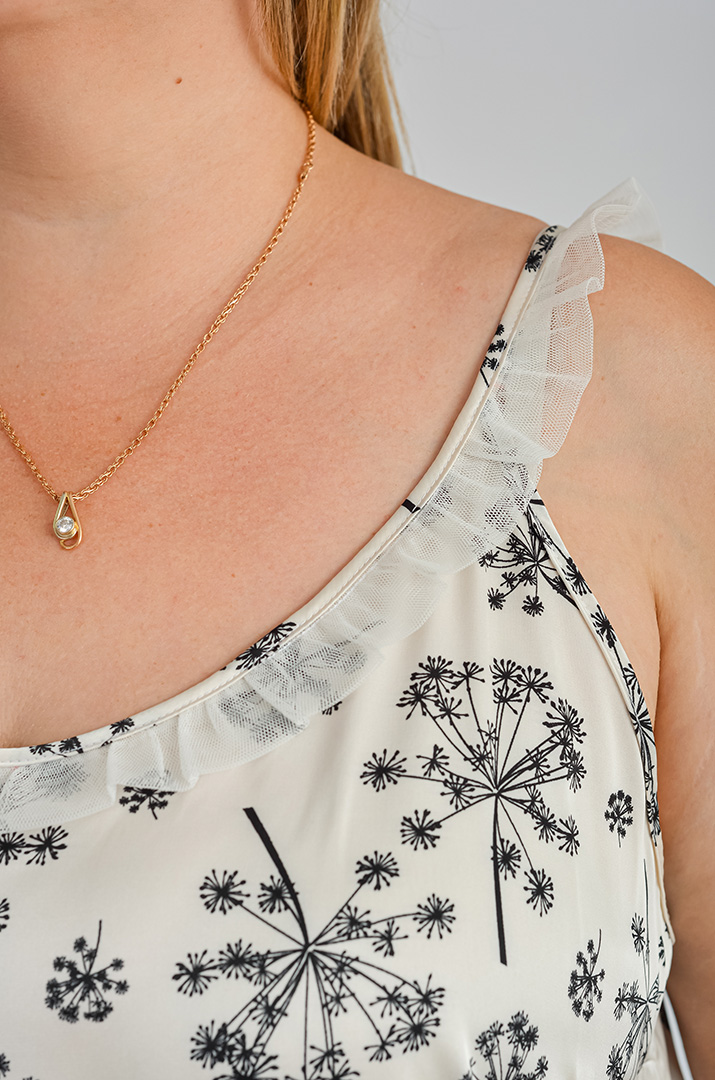 Ночная рубашка на тонких бретелях больших размеров