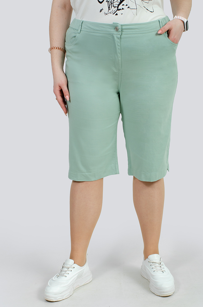 Капрі котонові в різних кольорах великих розмірів