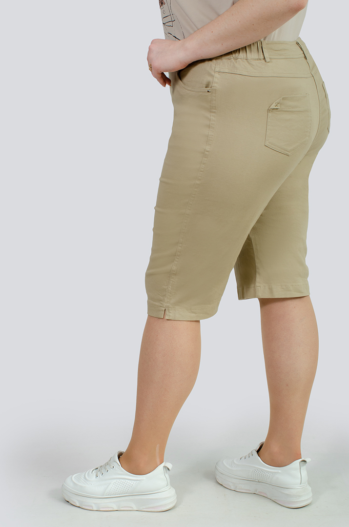 Капрі котонові в різних кольорах великих розмірів