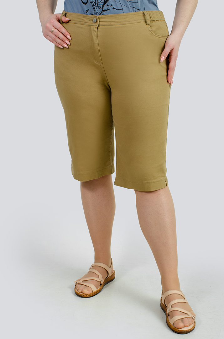 Капрі котонові в різних кольорах великих розмірів