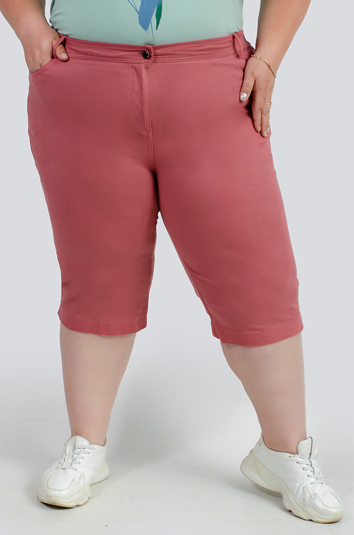 Капрі котонові в різних кольорах великих розмірів