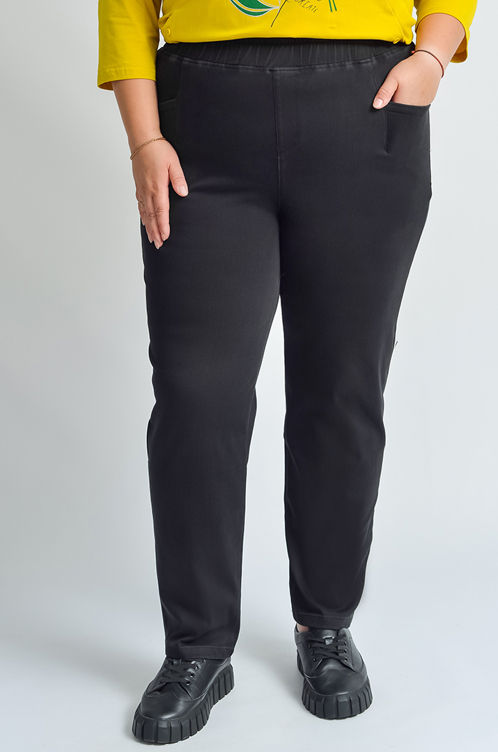 Джеггінси з еластичним поясом і кишенями великих розмірів