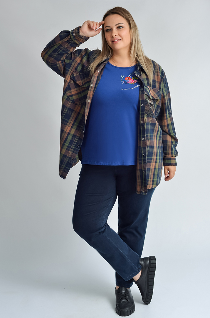 Джеггінси з еластичним поясом і кишенями великих розмірів