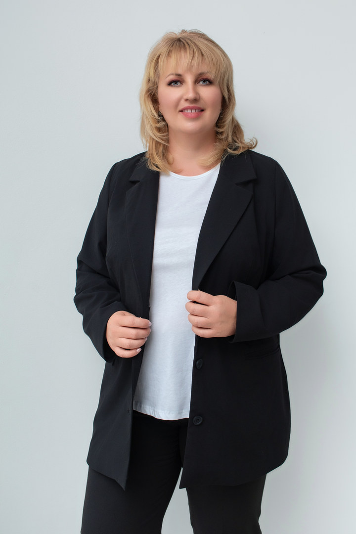 Классический удлиненный пиджак супер батал