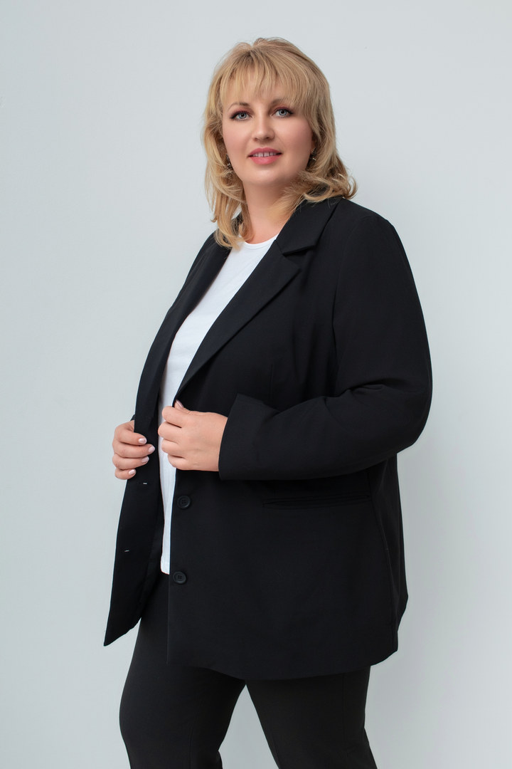 Классический удлиненный пиджак супер батал