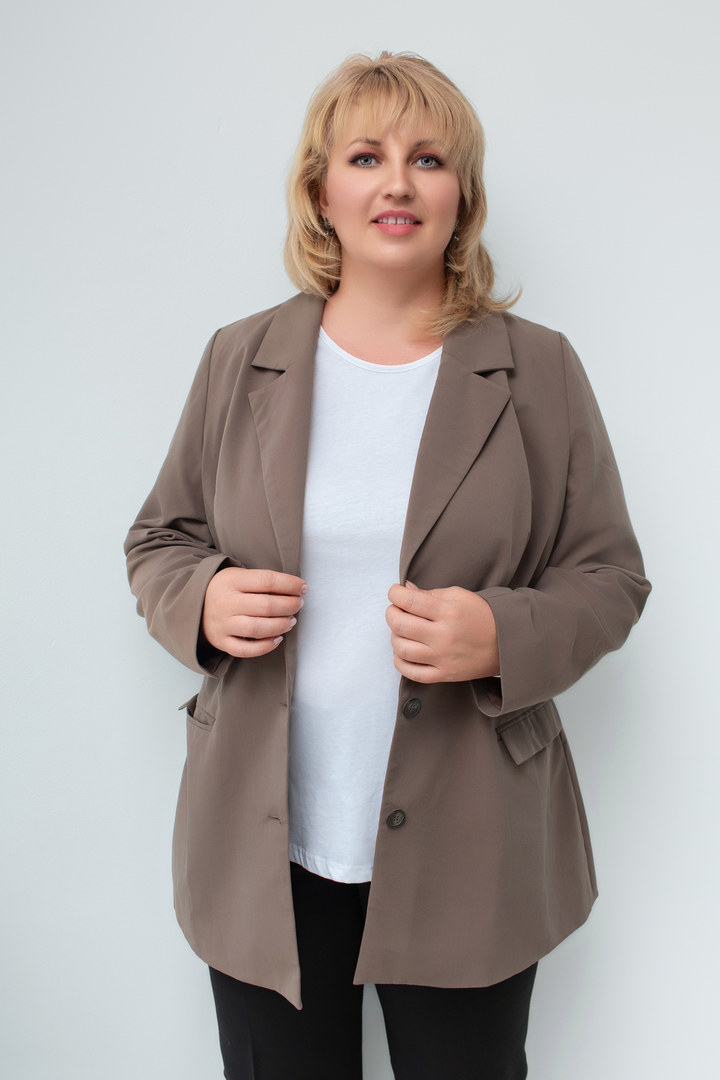 Классический удлиненный пиджак супер батал