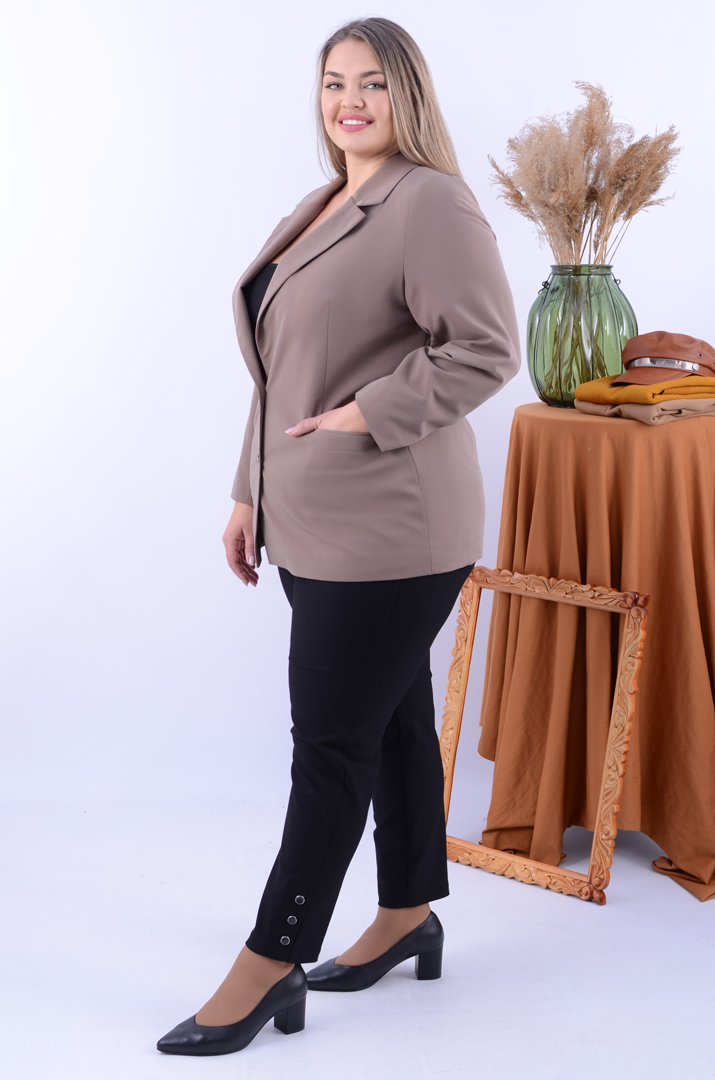 Классический удлиненный пиджак супер батал