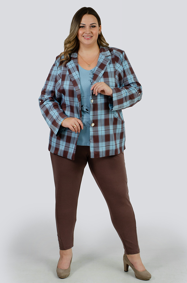 Пиджак в клеточку больших размеров