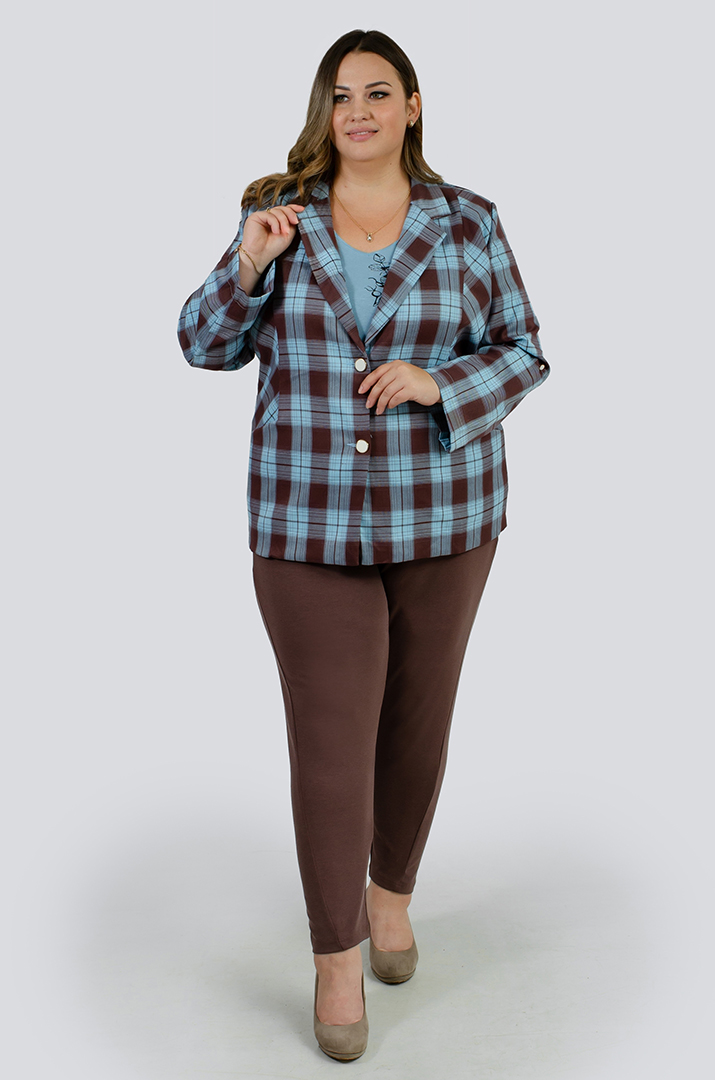 Пиджак в клеточку больших размеров