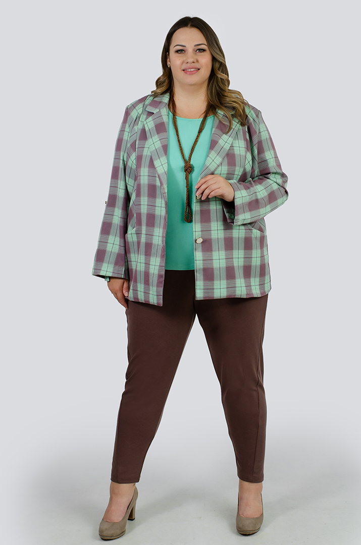 Пиджак в клеточку больших размеров