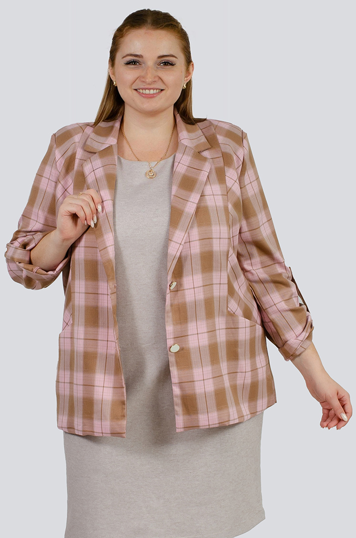 Пиджак в клеточку больших размеров