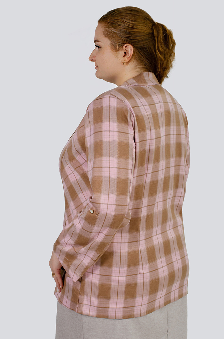 Пиджак в клеточку больших размеров