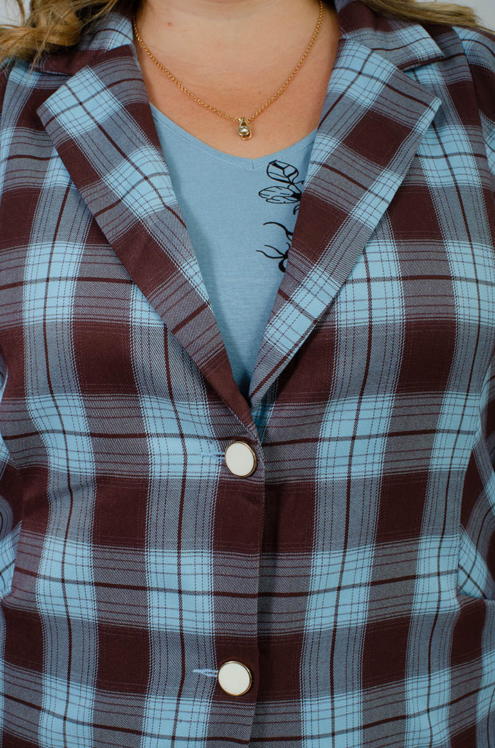 Пиджак в клеточку больших размеров