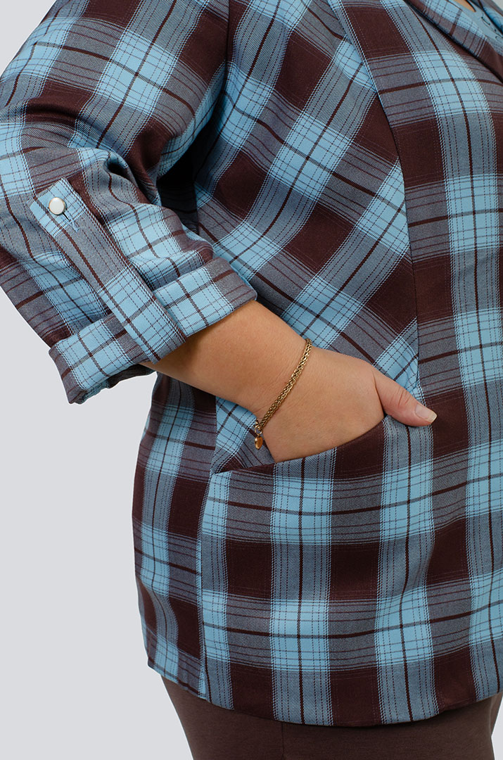 Пиджак в клеточку больших размеров