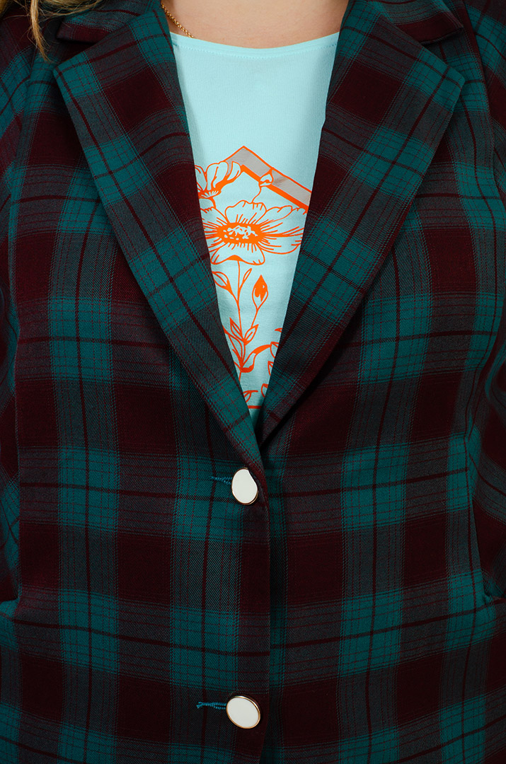 Пиджак в клеточку больших размеров