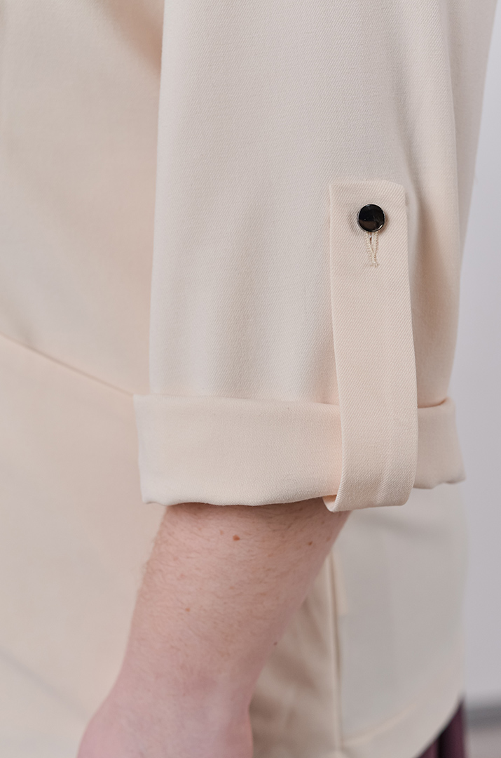 Пиджак с воротником больших размеров