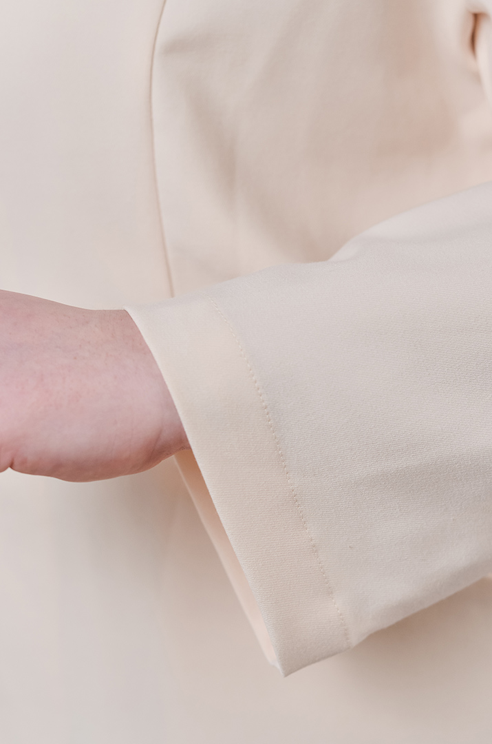 Пиджак с воротником больших размеров