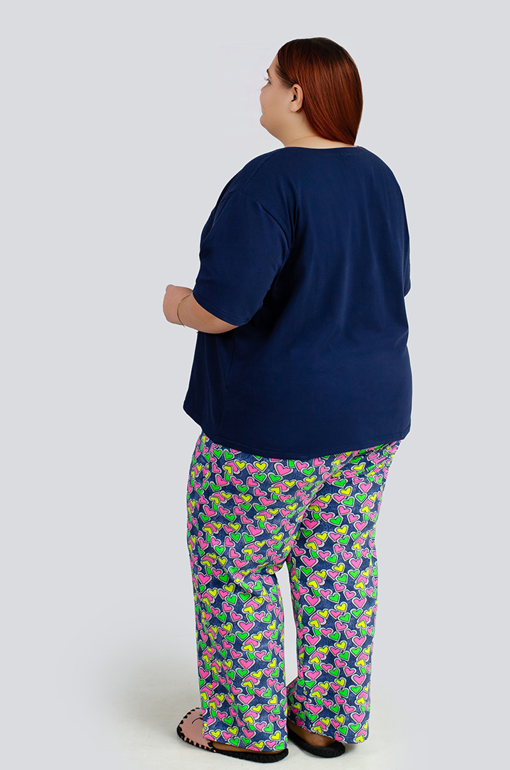 Піжама з брюками великих розмірів