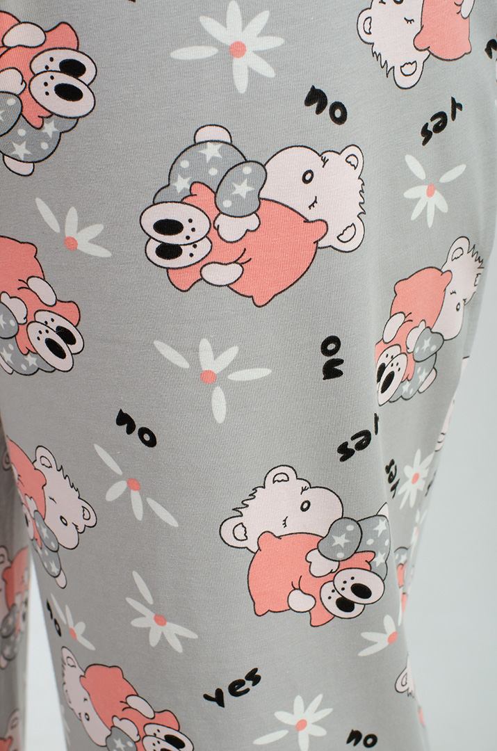 Піжама з брюками великих розмірів