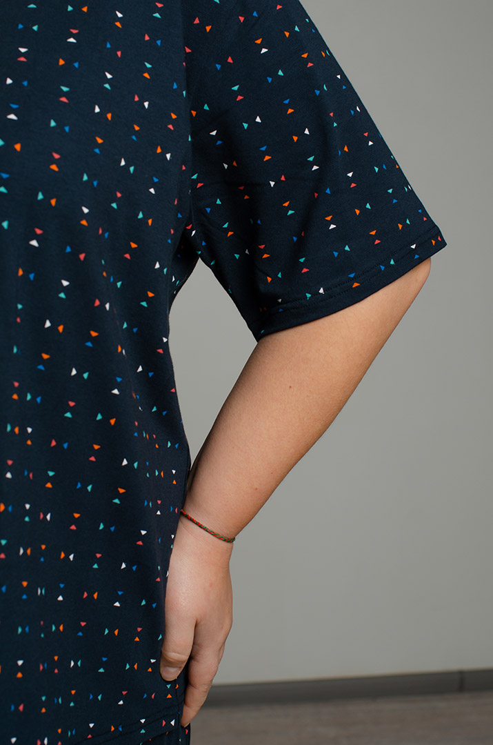 Піжама з брюками великих розмірів