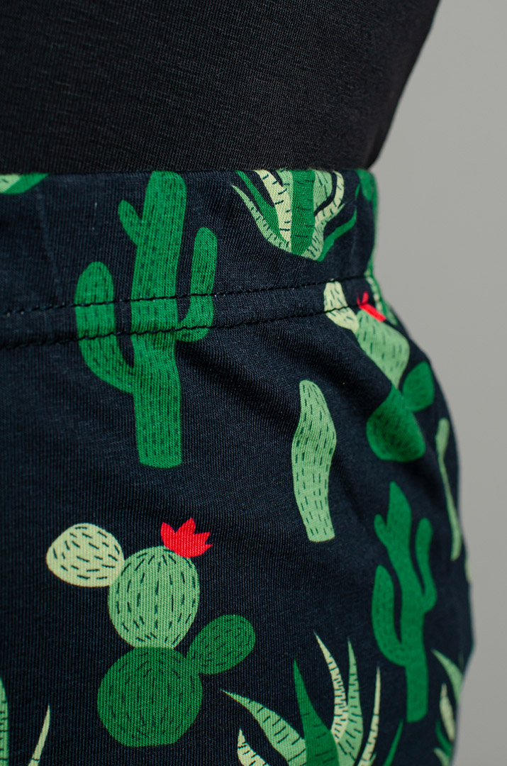 Трикотажная пижама с брюками больших размеров