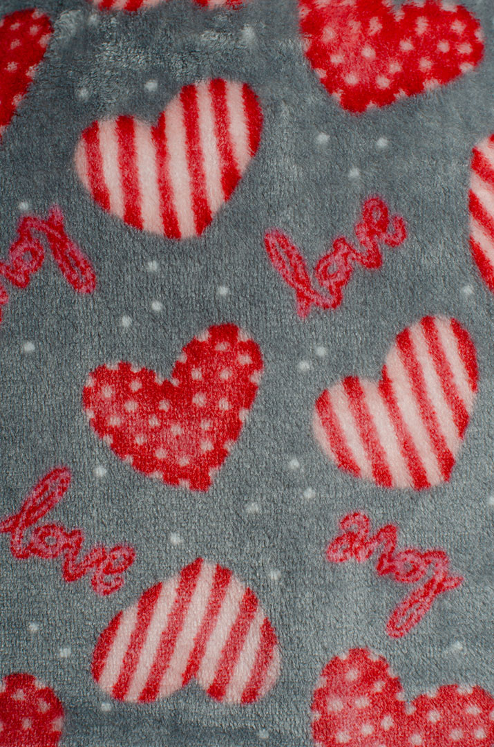 Махровая пижама в принт больших размеров