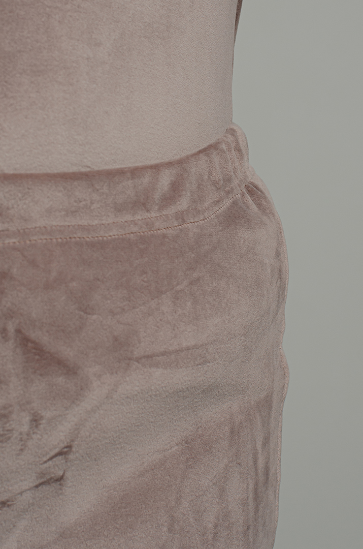 Піжама з брюками велюрова великих розмірів