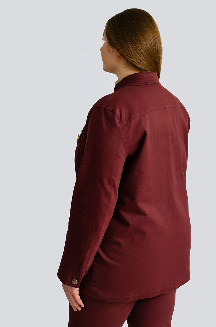 Джинсовый пиджак больших размеров