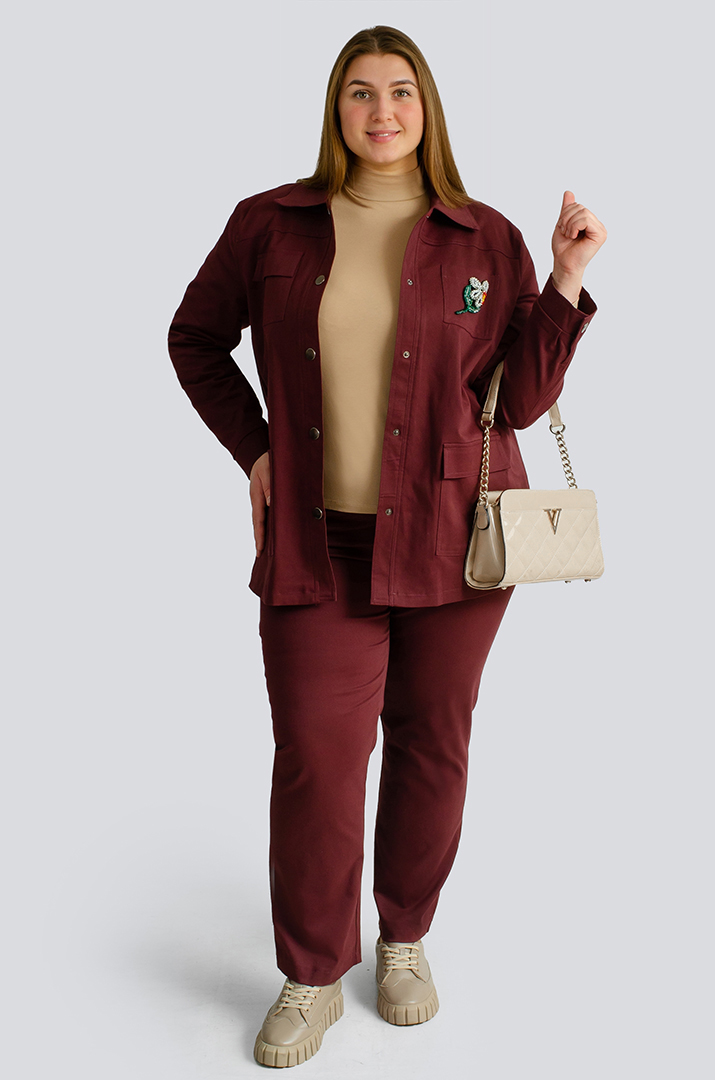 Джинсовый пиджак больших размеров