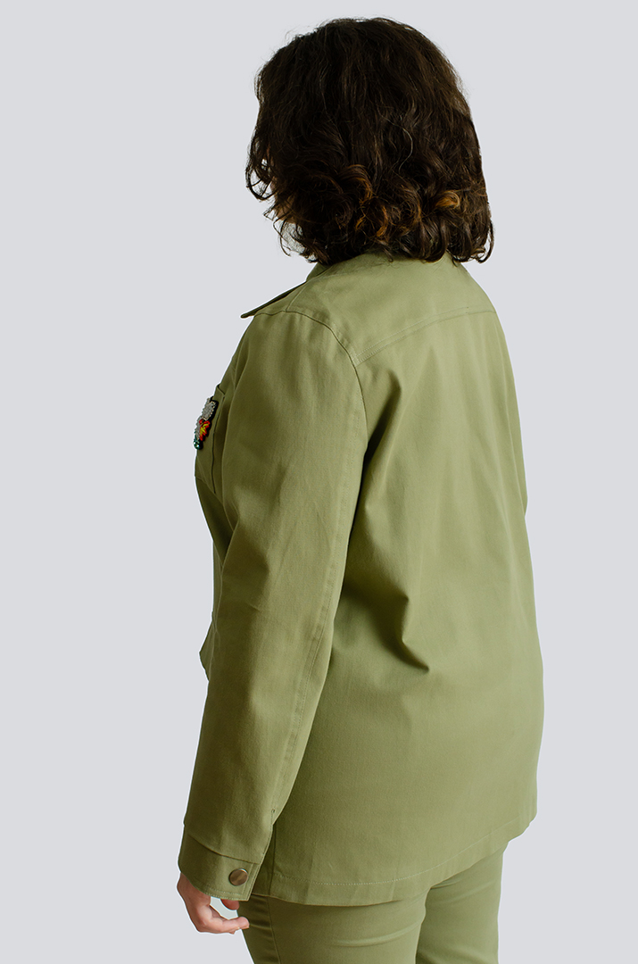 Джинсовый пиджак больших размеров