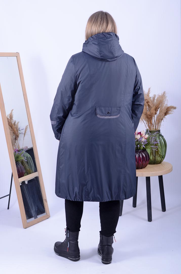 Демісезонне пальто трапеція супер батал