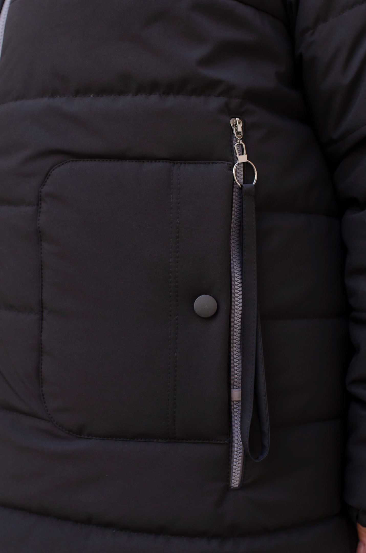 Пальто двостороннє тепле великих розмірів