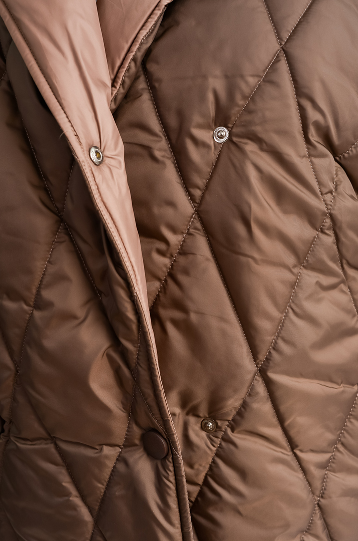 Зимове коротке пальто зі знімним капюшоном великих розмірів