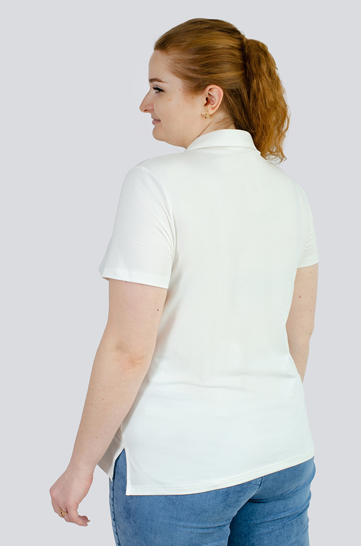 Поло з прикрасою великих розмірів