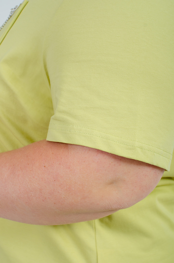 Поло з прикрасою великих розмірів