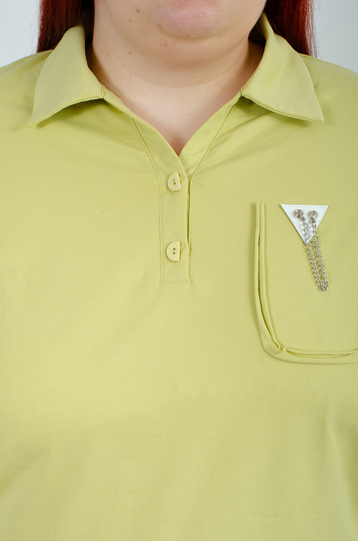 Поло з прикрасою великих розмірів